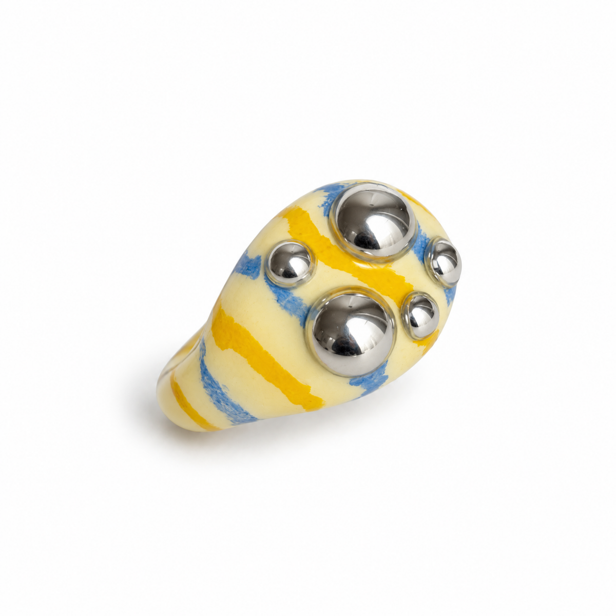 SILVER DISCO STRIPES BUTTERBLUE