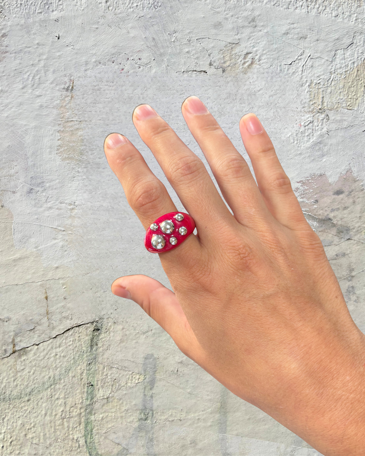 Silver Disco raspberry