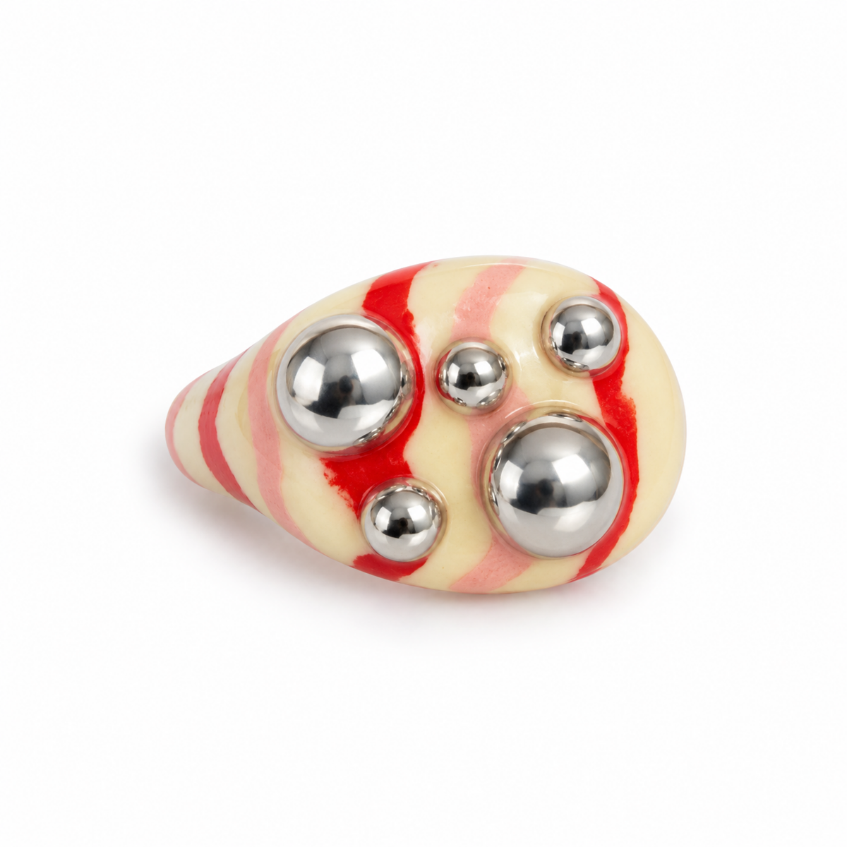 SILVER DISCO STRIPES BUTTER