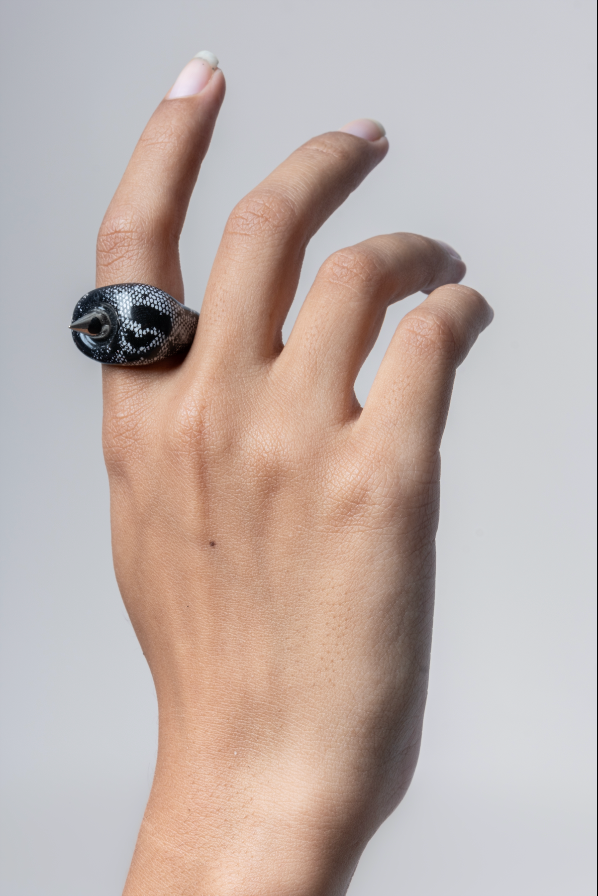 Spiky black rose