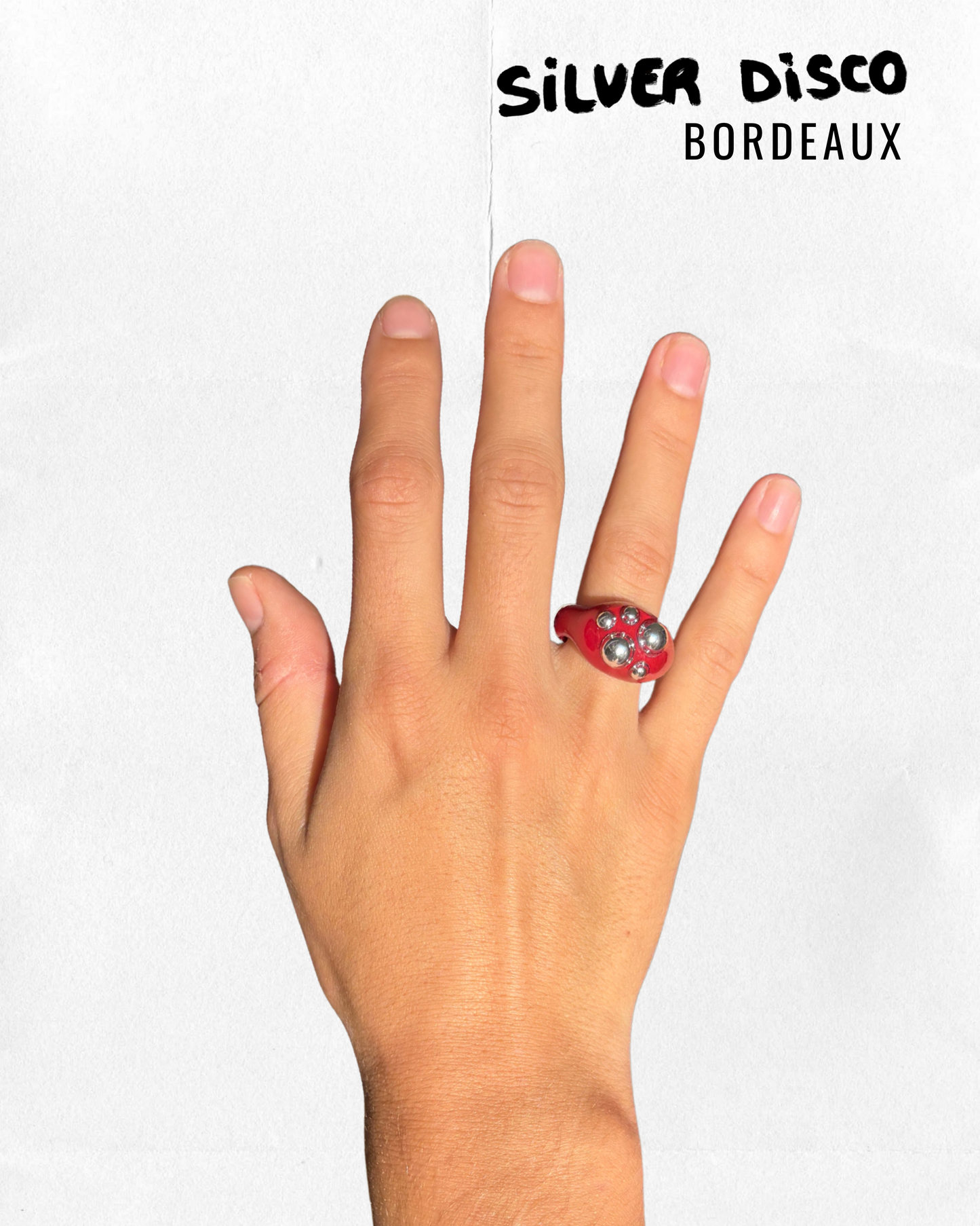 Silver Disco bordeaux