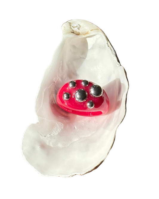 Silver Disco raspberry