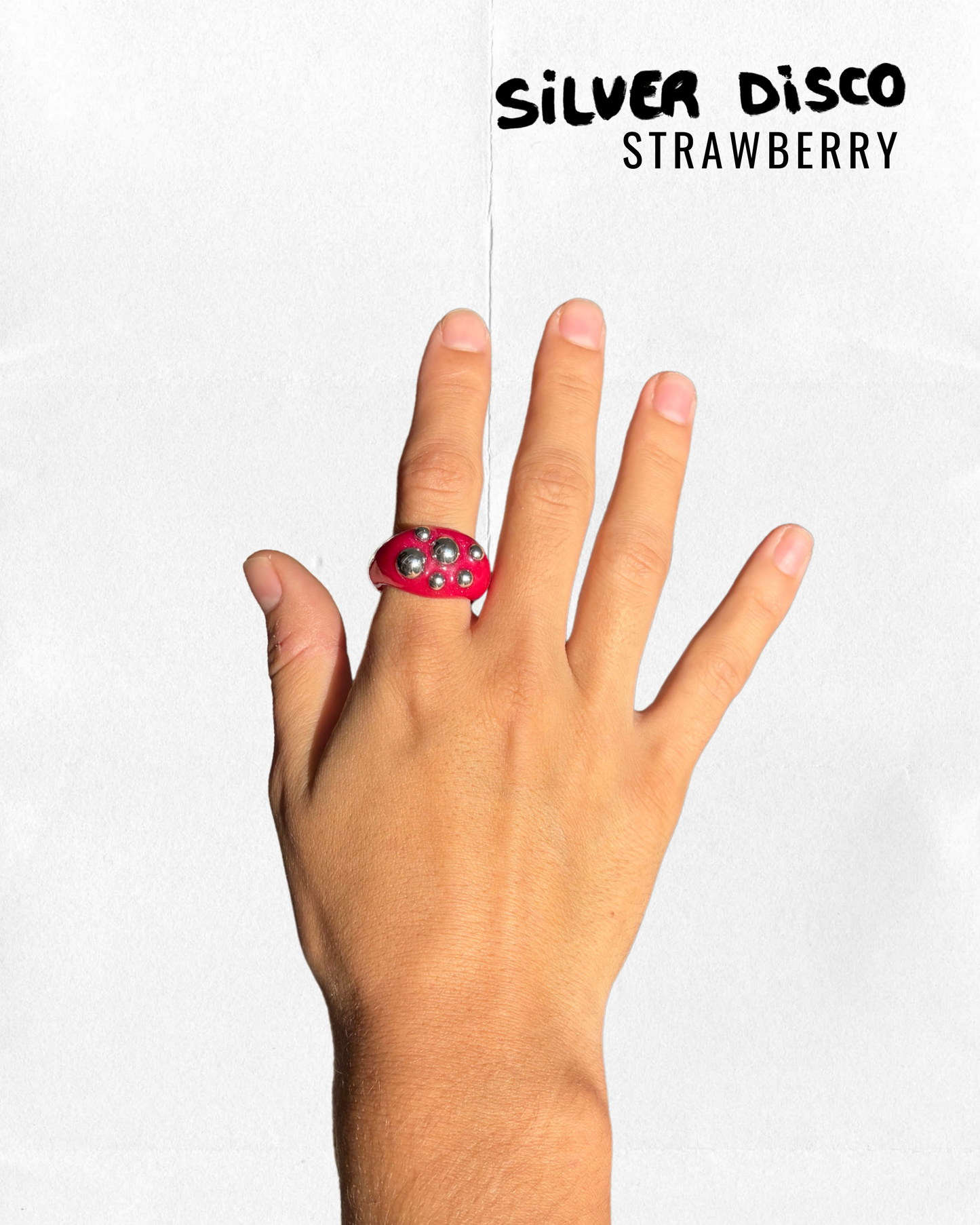 Silver Disco raspberry