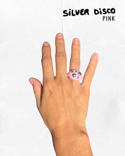 Silver Disco pink