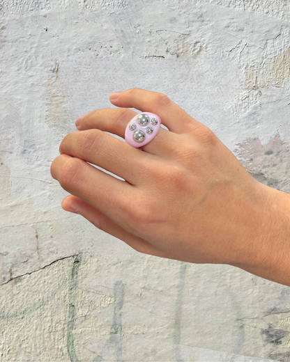 Silver Disco pink