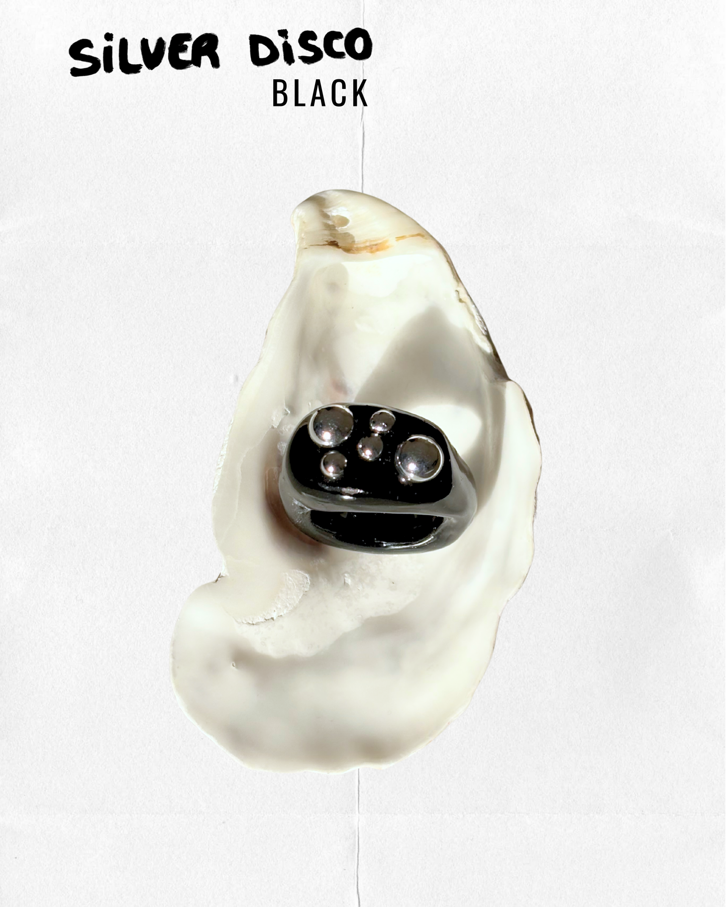 Silver Disco black