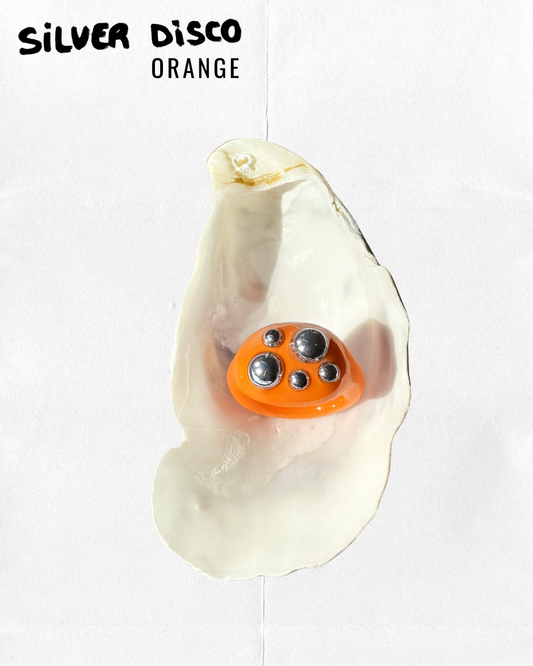 Silver Disco orange